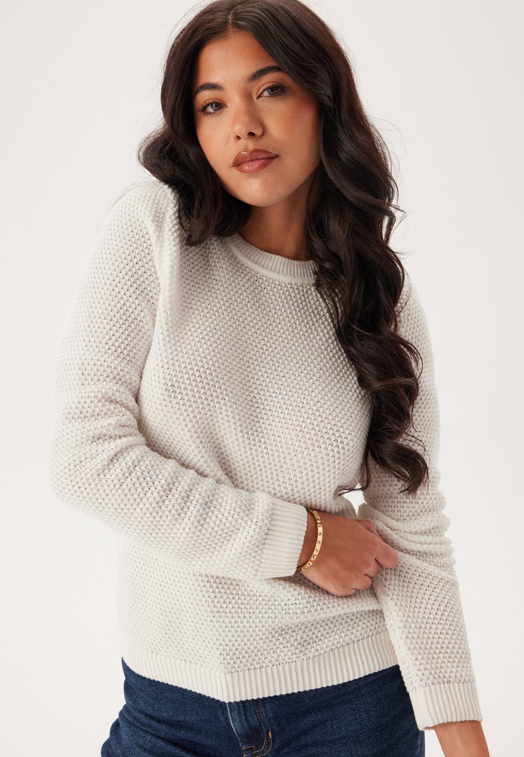 Vidalo O-neck L/S Knit Top Vidalo O-neck L/S Knit Top