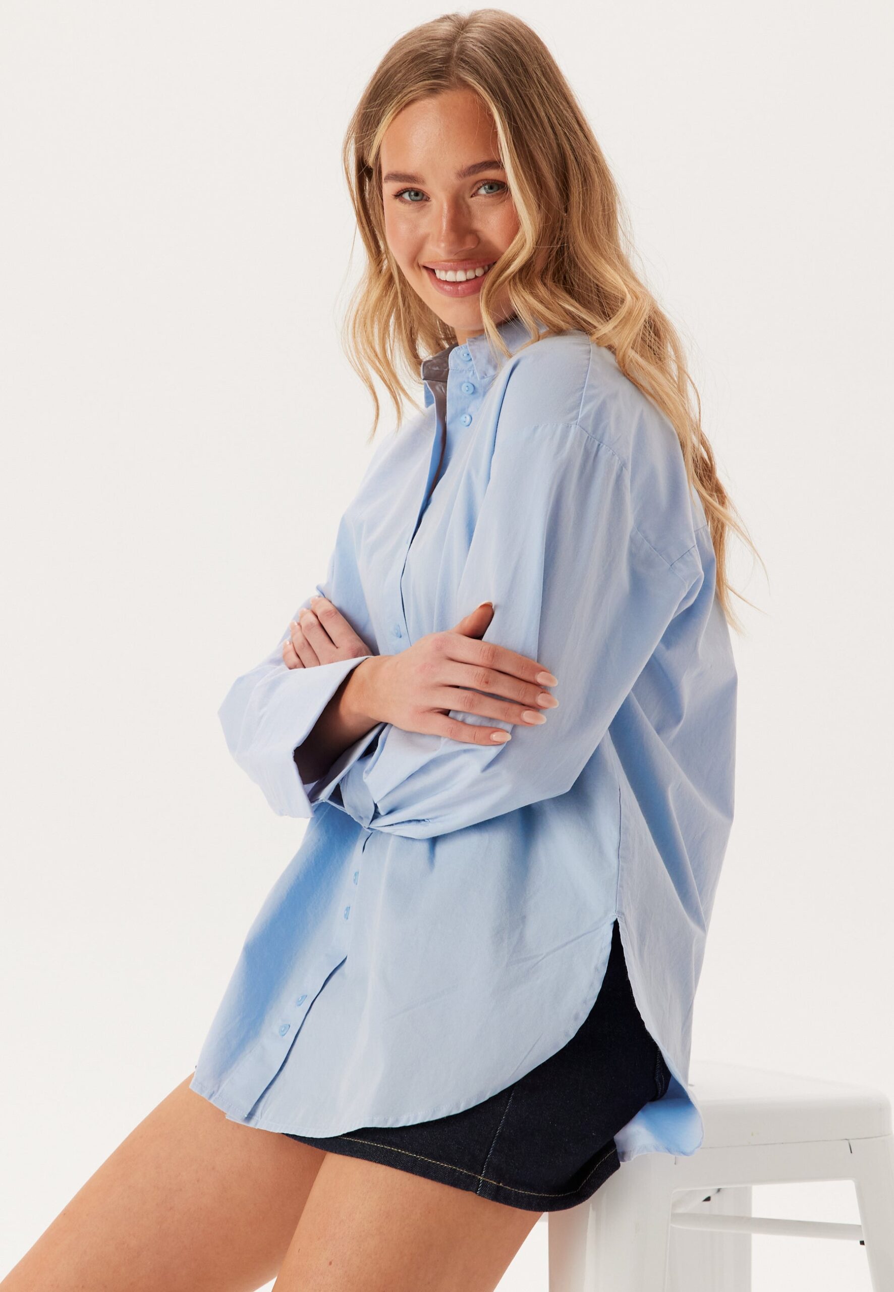 Vimarlene L/S LOOSE SHIRT/LN L Vimarlene L/S LOOSE SHIRT/LN L