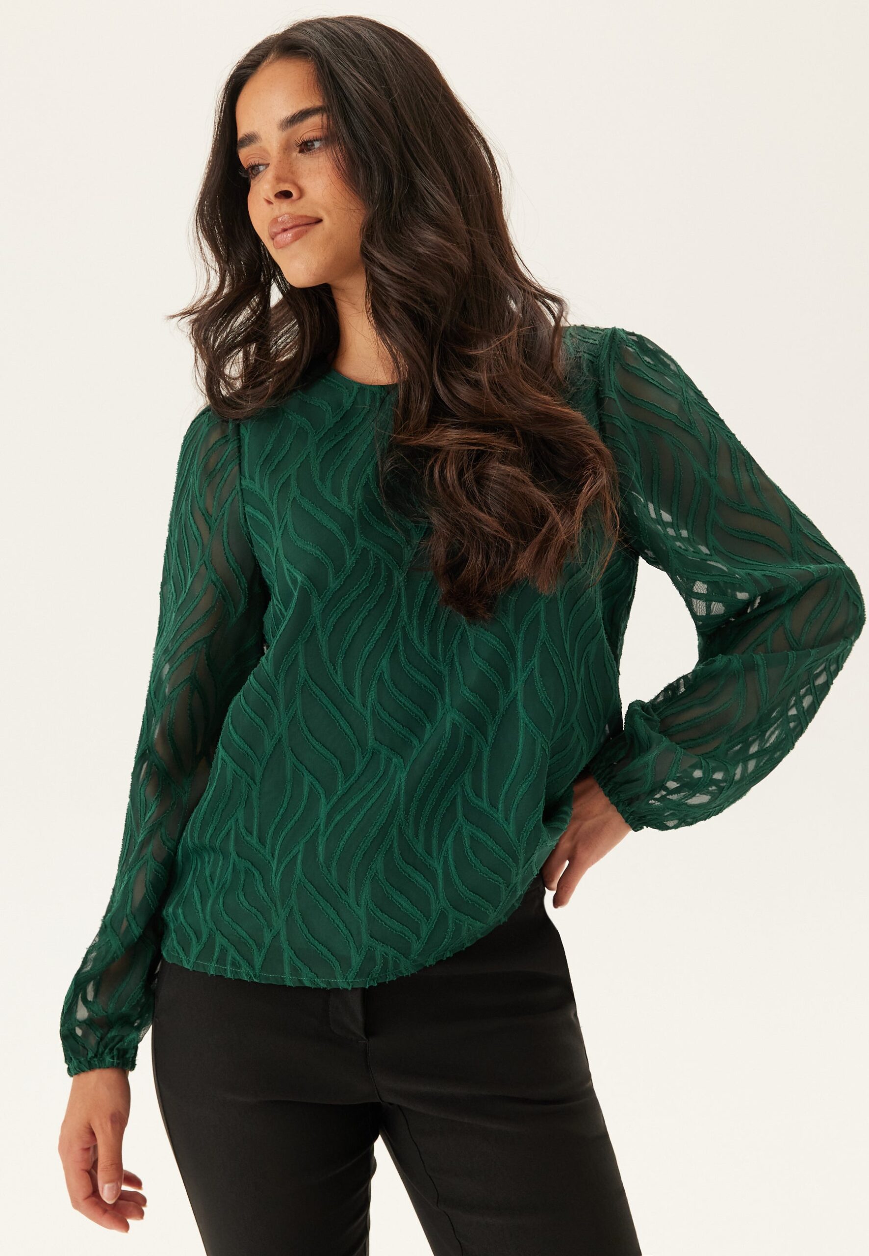 Vimika O-neck L/S Top Vimika O-neck L/S Top