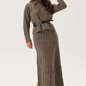 Virelli Ankle Cable Knit Skirt