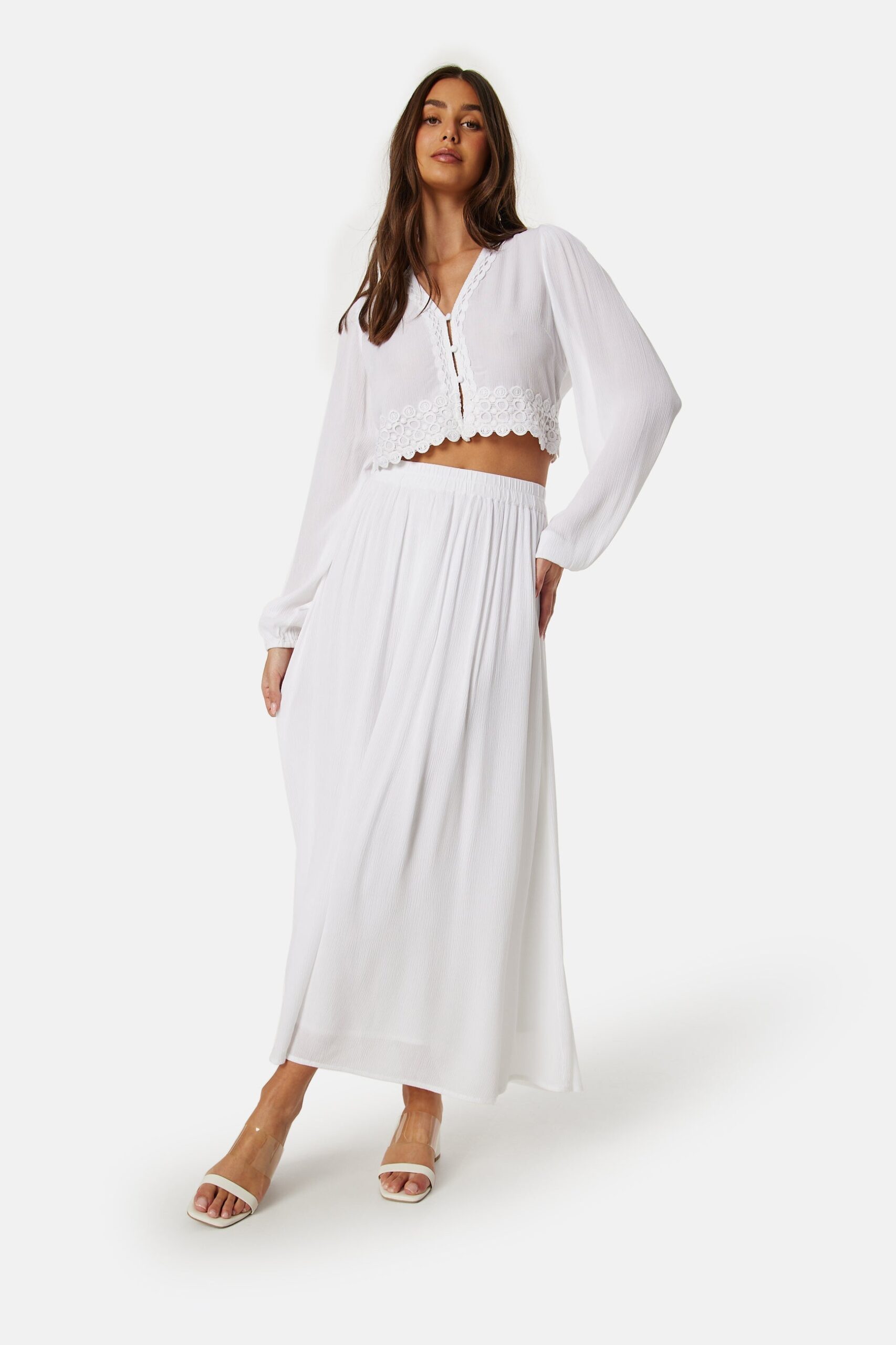 Viscose Crepe Maxi Skirt Viscose Crepe Maxi Skirt
