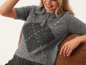 Vmbliss 2/4 POLONECK PULLOVER