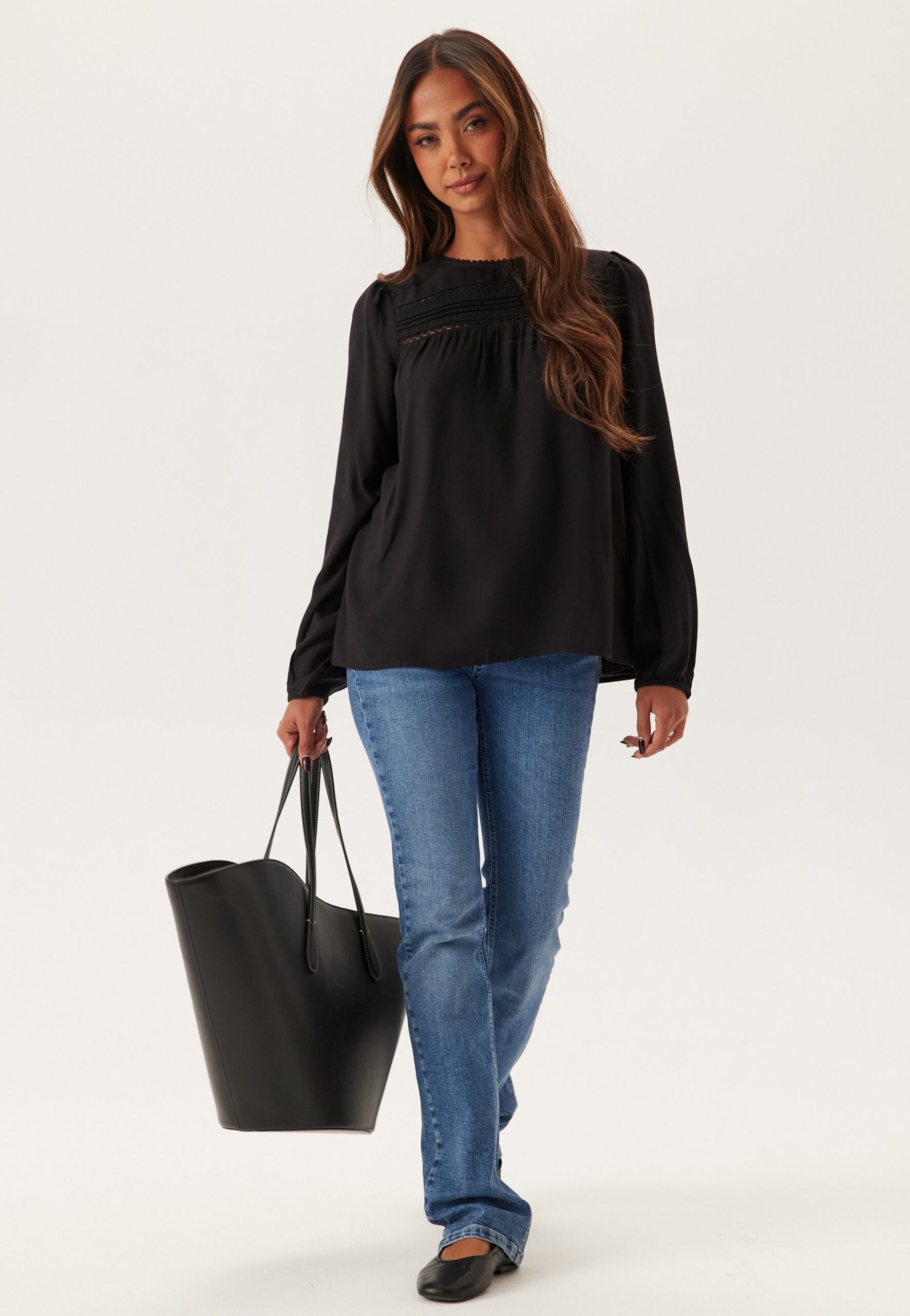 Vmdebbie Ls Pleat Top Vmdebbie Ls Pleat Top