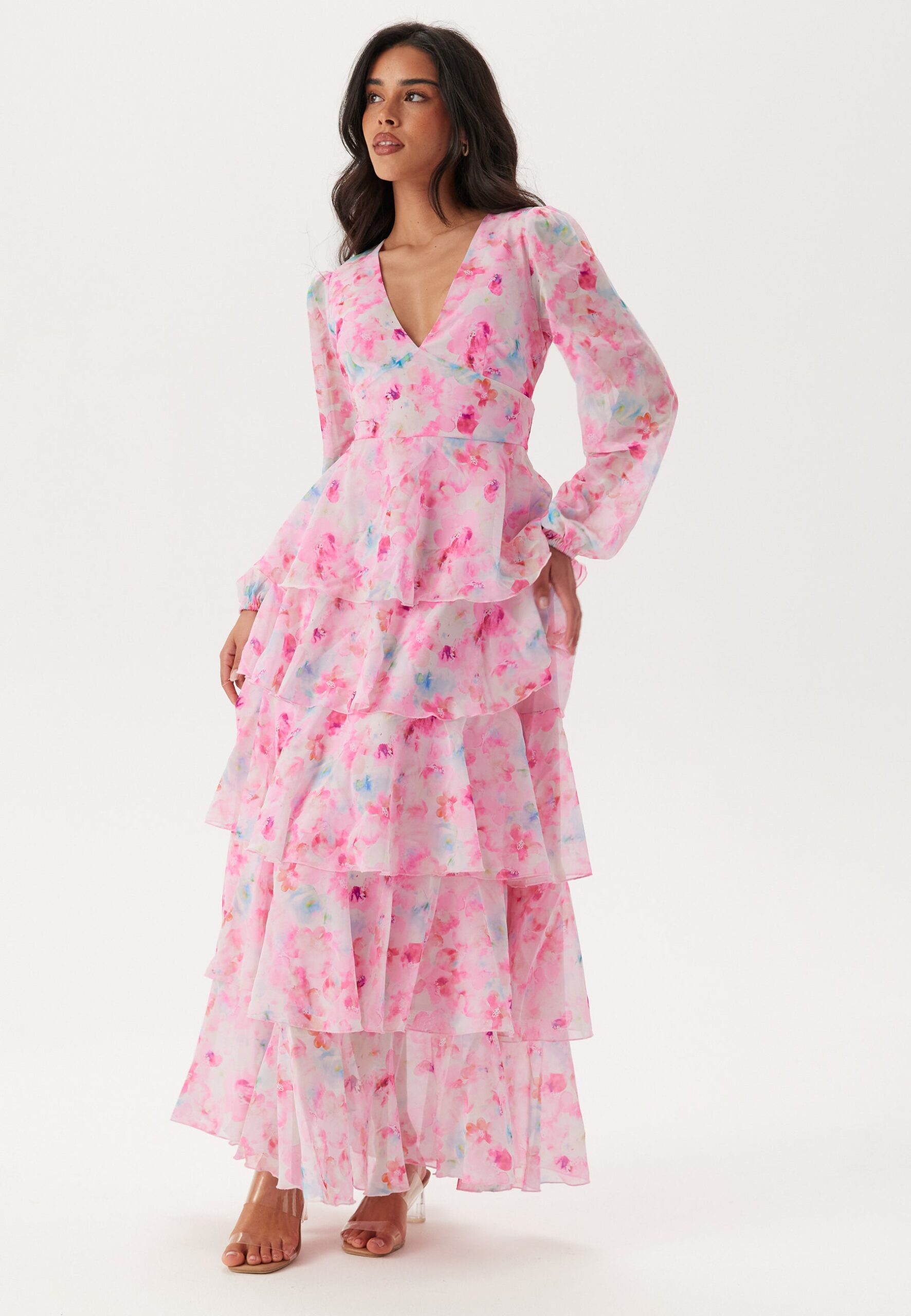 Vmfelicia Ls Ruffle Maxi Dress Vmfelicia Ls Ruffle Maxi Dress