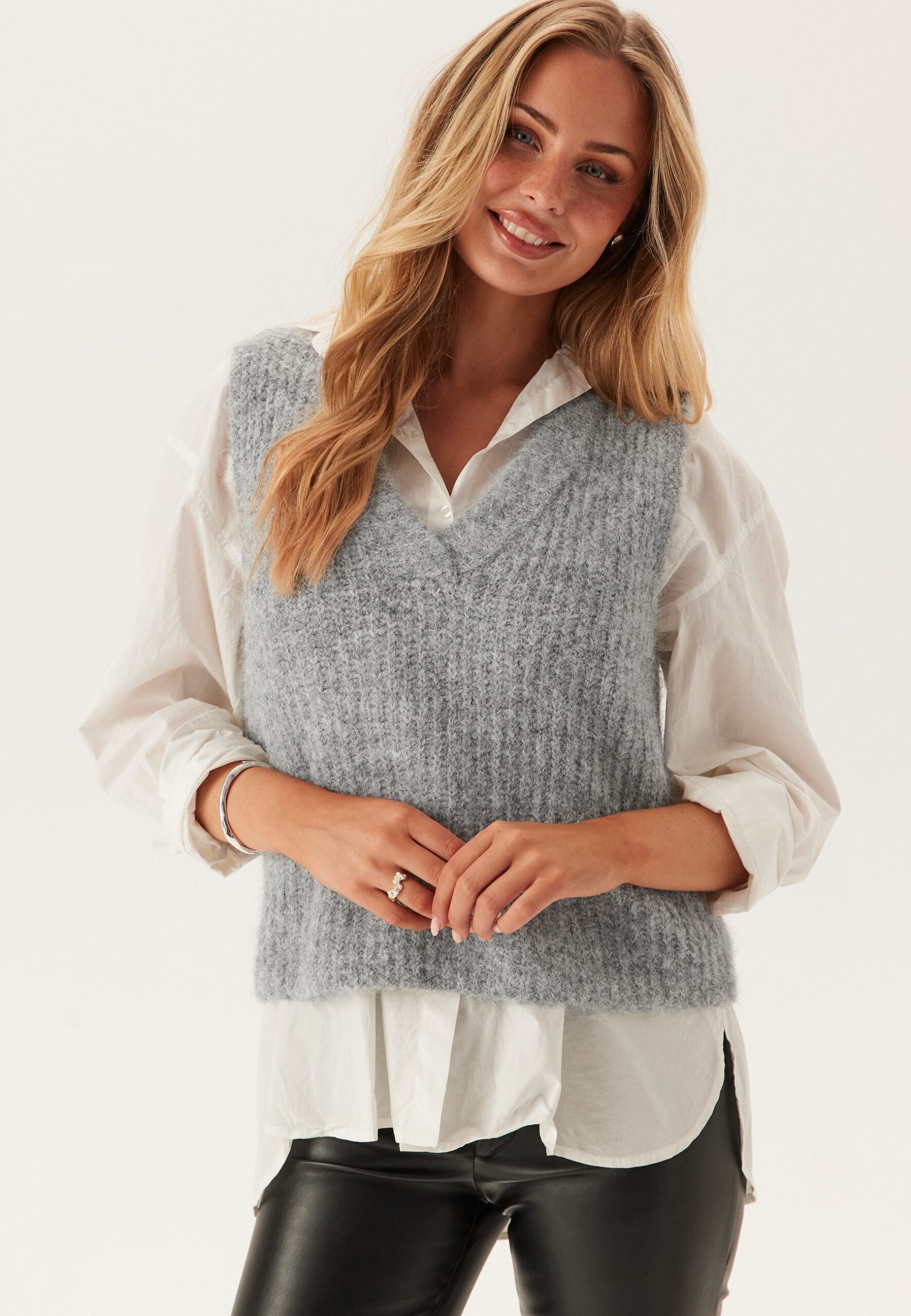 Vmnovah Rib Sl V-neck Vest Vmnovah Rib Sl V-neck Vest