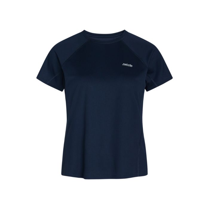 Zebdia Blå Sports T-shirt til Løb - Komfortabel og Åndbar SS Tee til Aktivitet Zebdia Blå Sports T-shirt til Løb - Komfortabel og Åndbar SS Tee til Aktivitet