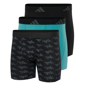 adidas 3P Active Flex Cotton Boxer Brief Sort/Grå bomuld Small Herre adidas 3P Active Flex Cotton Boxer Brief Sort/Grå bomuld Small Herre