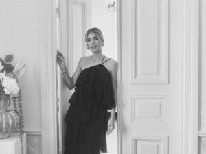 Andrea Flounce Maxi Skirt