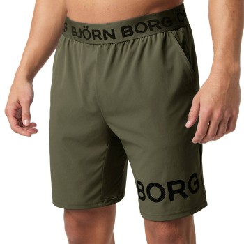 Björn Borg Performance Shorts With Logo Grøn polyester Medium Herre Björn Borg Performance Shorts With Logo Grøn polyester Medium Herre