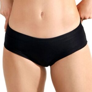 Bread and Boxers Cotton Hipsters Trusser 2P Sort økologisk bomuld Small Dame