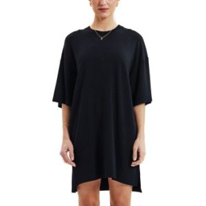 Bread and Boxers T-Shirt Dress Sort viskose Small Dame