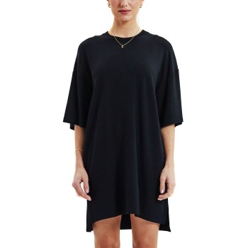 Bread and Boxers T-Shirt Dress Sort viskose Small Dame Bread and Boxers T-Shirt Dress Sort viskose Small Dame