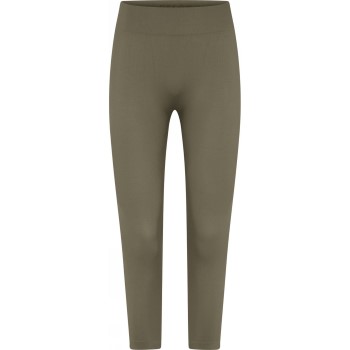 Decoy Seamless Capri Leggins Grøn S/M Dame Decoy Seamless Capri Leggins Grøn S/M Dame