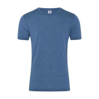 Dovre Wool Light T-Shirt Blå uld Small Herre Dovre Wool Light T-Shirt Blå uld Small Herre