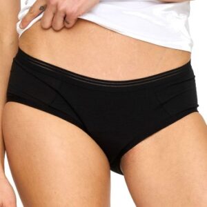 JBS of Denmark Trusser Absorbent Hipster Brief 30 ml Sort Small Dame