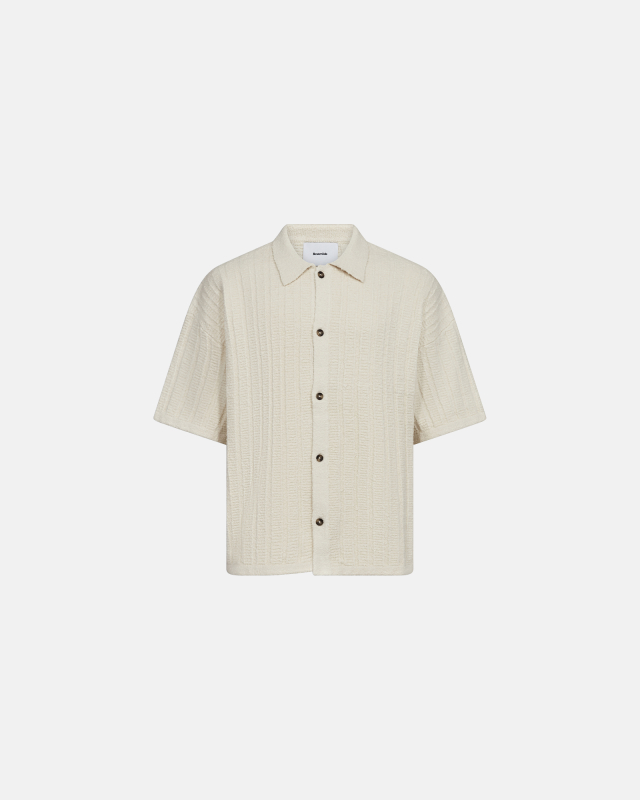 Kortærmet skjorte "george" | Bomuld | Off white Kortærmet skjorte "george" | Bomuld | Off white