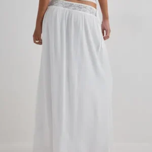 Nelly - Hvid - My Lace Detail Skirt