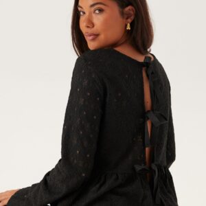 Objlaila L/S Re Tie Top