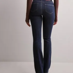 Only - Blå - Onlwauw Hw Flared Rinse Dnm GUA030