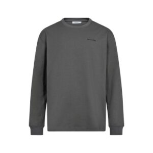 Resteröds Ted Basic Long Sleeve T-Shirt Grå bomuld Small Herre