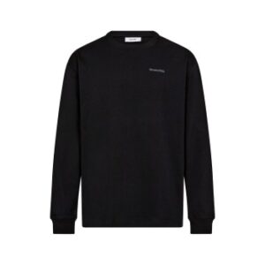 Resteröds Ted Basic Long Sleeve T-Shirt Sort bomuld Small Herre