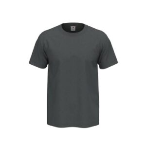 Stedman Comfort Men T-shirt Grå bomuld Small Herre