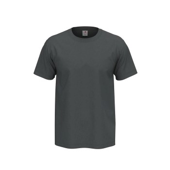 Stedman Comfort Men T-shirt Grå bomuld Small Herre Stedman Comfort Men T-shirt Grå bomuld Small Herre