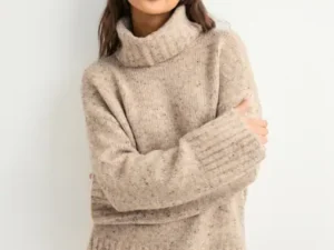 Vero Moda - Beige - Vmingrid Ls Roll Neck Pullover Boo