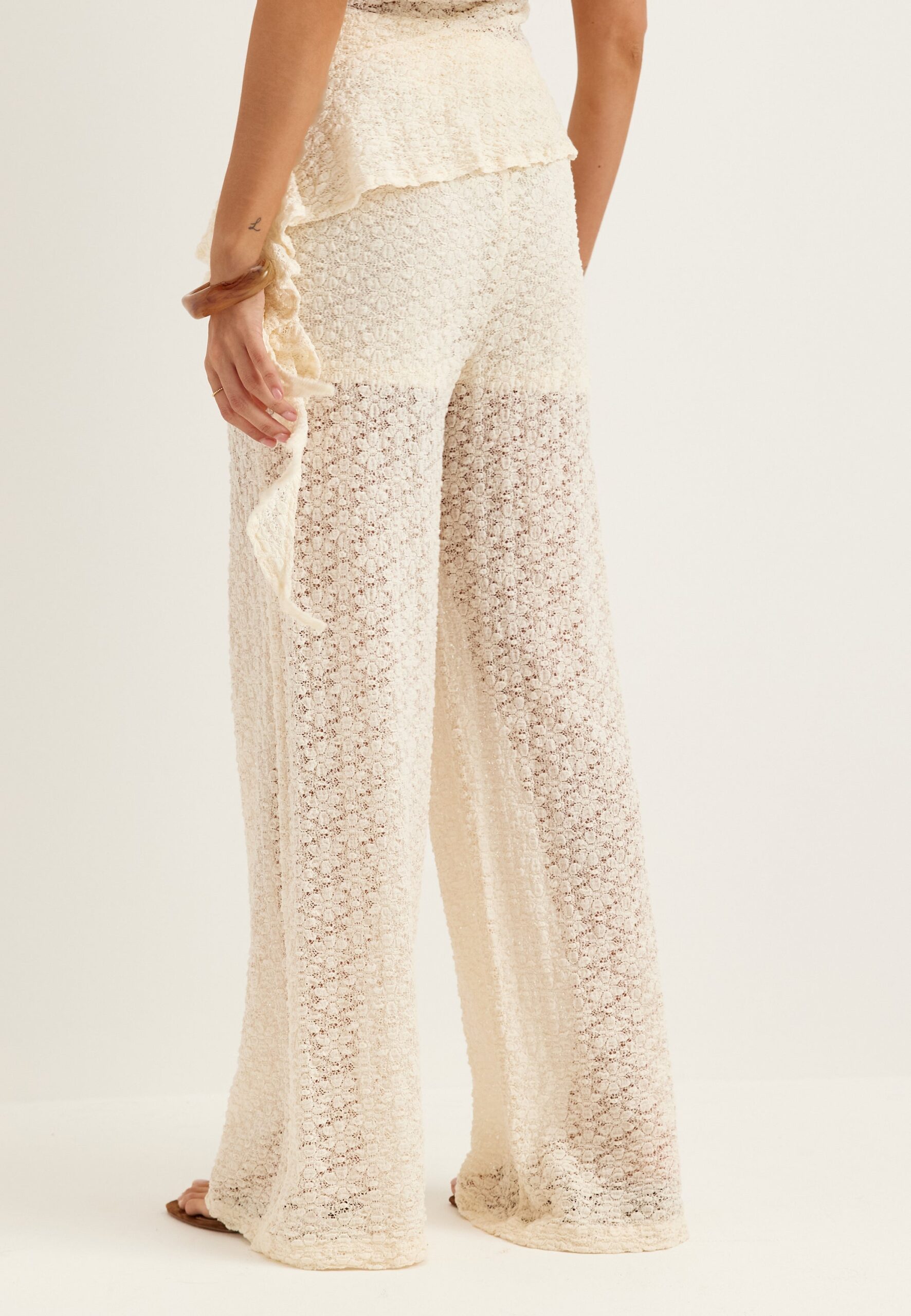 Wide Lace Trousers Wide Lace Trousers