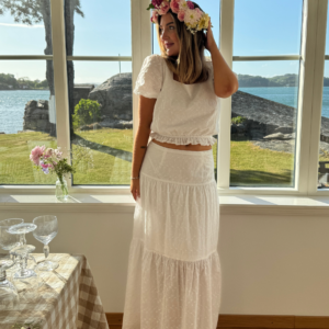 Broderie Anglaise Maxi Skirt