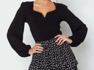 Carlotta flounce skirt