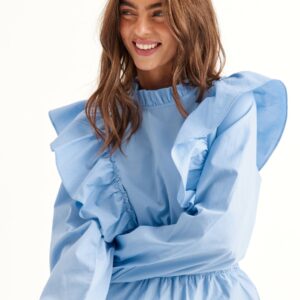 Cotton Frill Blouse