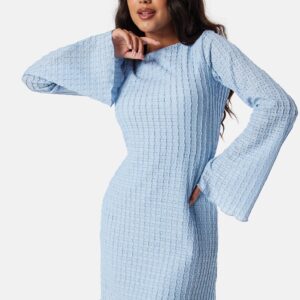 Deep Back Structure Short Dress