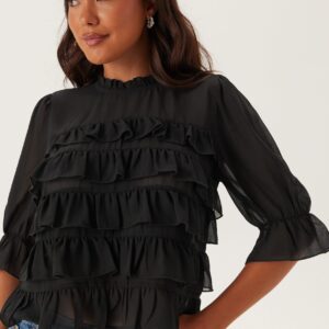 Frill Short Sleeve Blouse