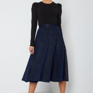 Glitter Midi Skirt
