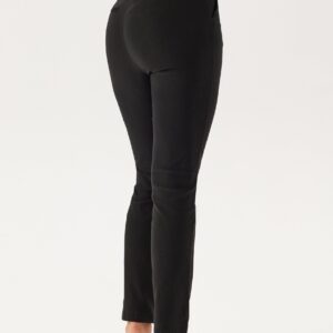High Waist Stretchy Front Pocket Trousers