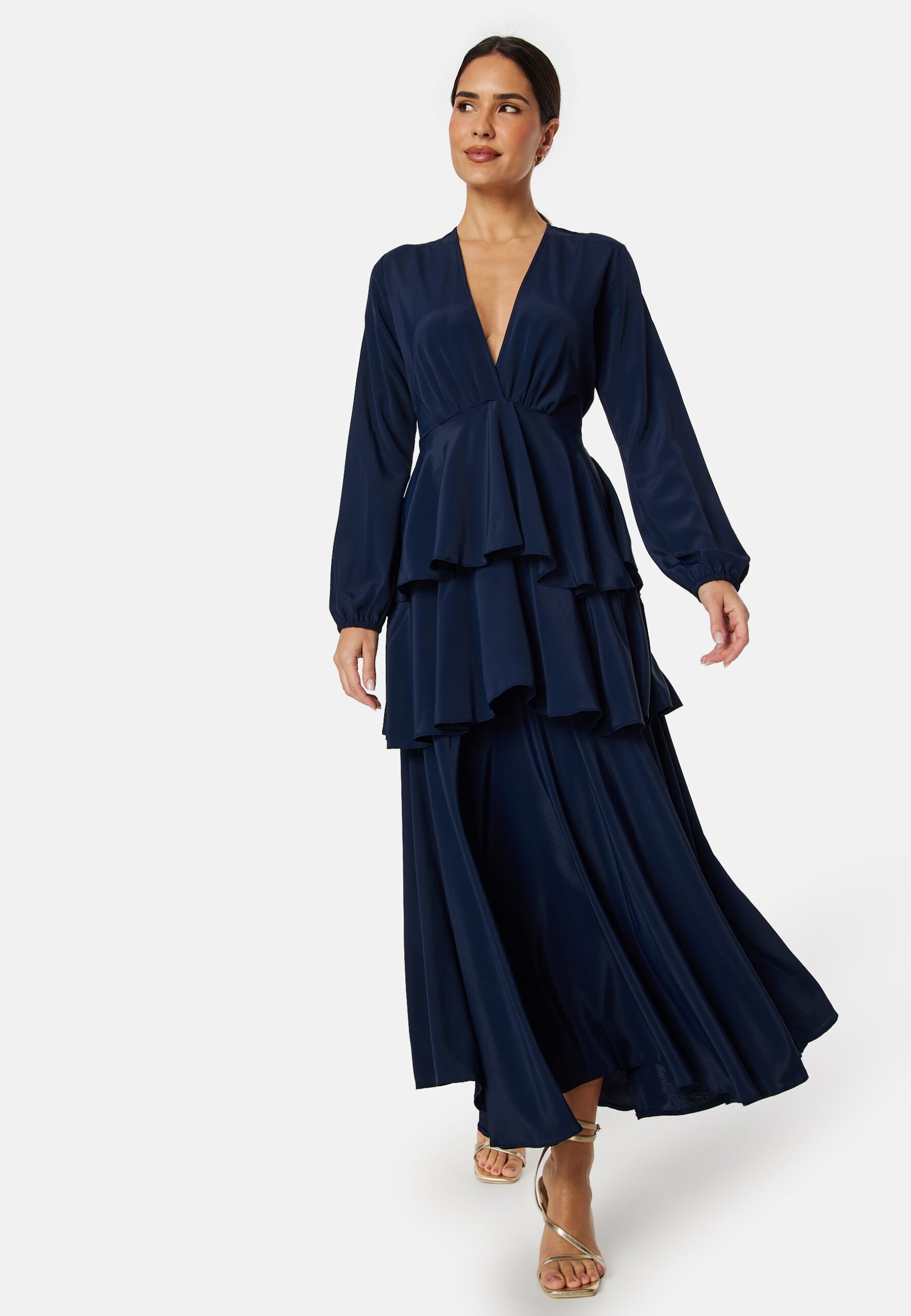 Long Sleeve Tiered Maxi Dress Long Sleeve Tiered Maxi Dress