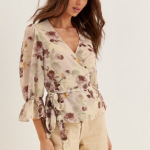 Mary-beth Wrap Blouse