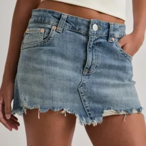 Nelly - Blå - Perfect Jeans Skirt