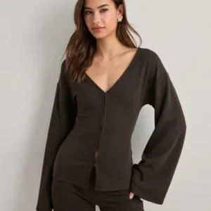 Nelly - Brun - Luxury Waist Focus Cardigan