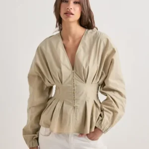 Nelly - Grøn - My Favorite Pleat Blouse