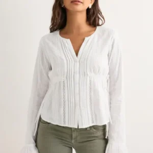 Nelly - Hvid - Favourite Detail Blouse