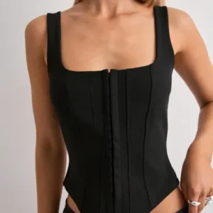 Nelly - Sort - Stunning Corset Top