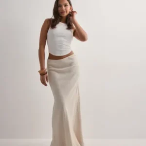 Neo Noir - Beige - Viso Linen Skirt