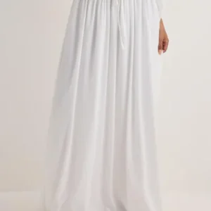 Neo Noir - Hvid - Sabria Chiffon Skirt
