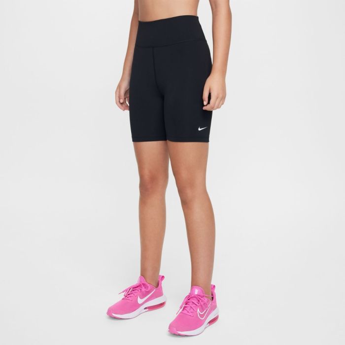 Nike One Dri-FIT Biker Shorts Str. XS 122-128 Junior - Sort til aktiv træning og komfortabel løb Nike One Dri-FIT Biker Shorts Str. XS 122-128 Junior - Sort til aktiv træning og komfortabel løb