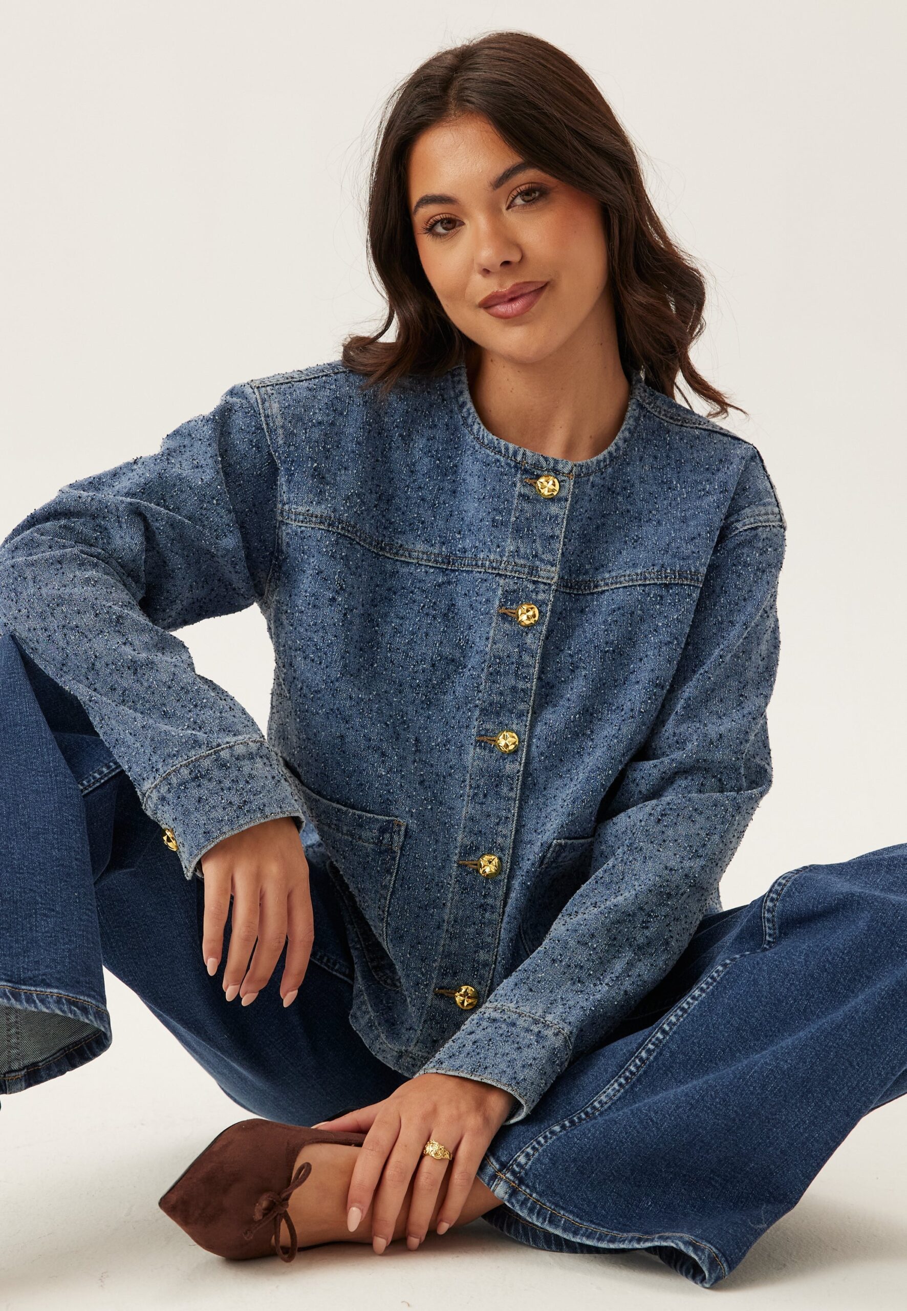 Objfrida L/S RE DENIM JACKET Objfrida L/S RE DENIM JACKET