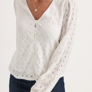 Objlaila L/S V-NECK TOP NOOS