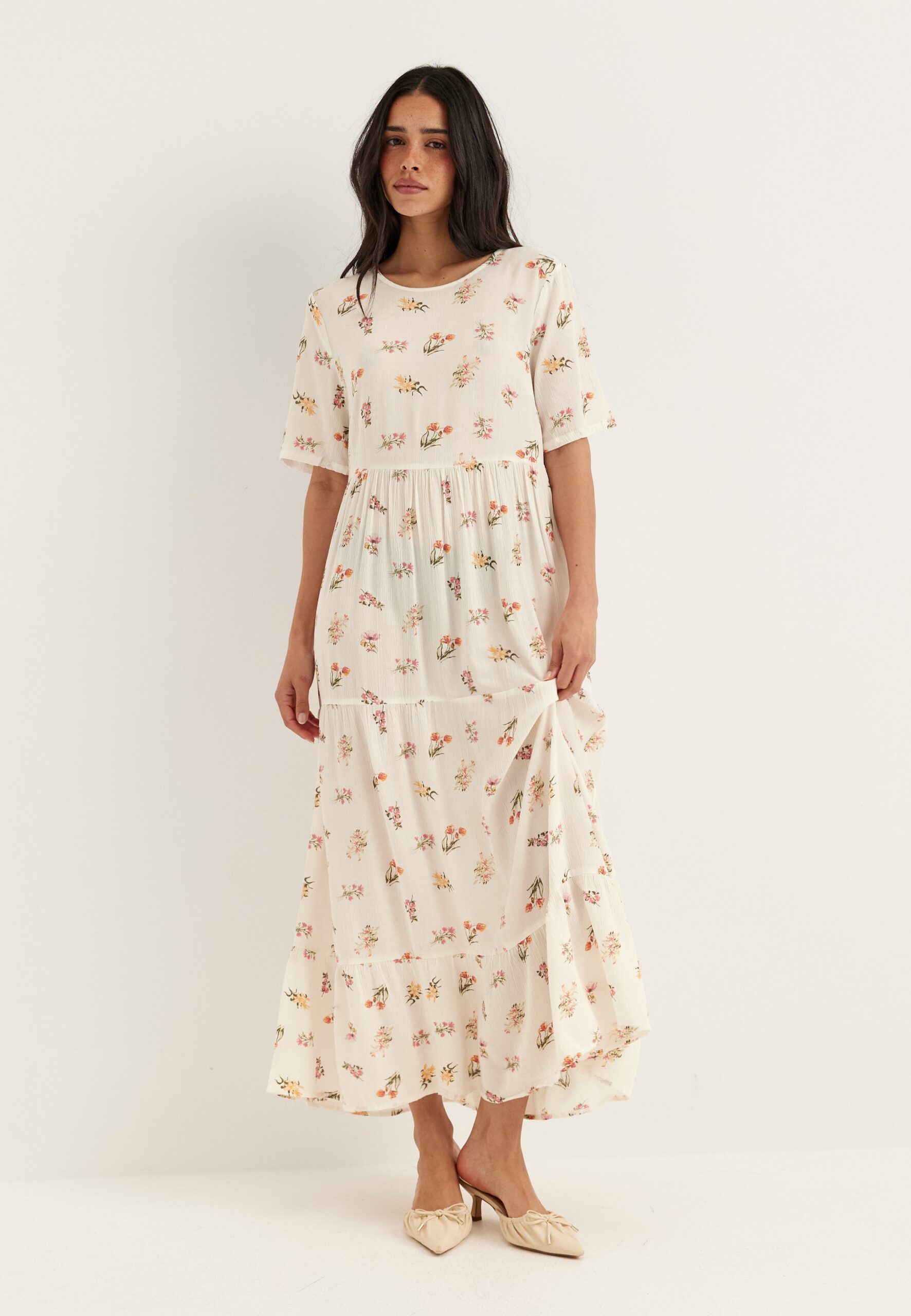 Pcevie Ss Ankle Dress Wvn Noos Pcevie Ss Ankle Dress Wvn Noos