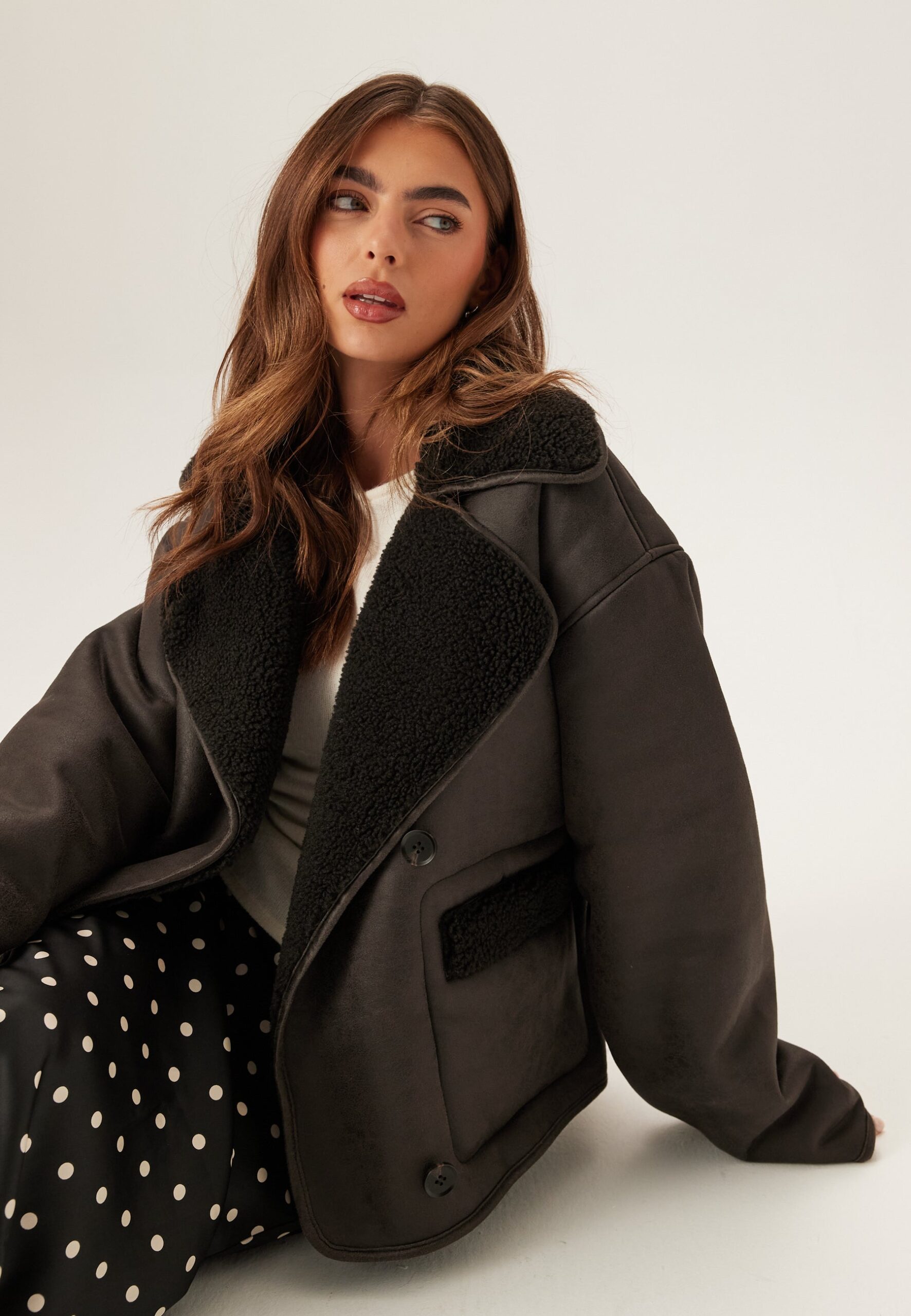 Pcjuno Coated Teddy Jacket Pcjuno Coated Teddy Jacket